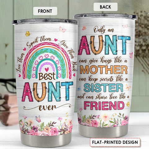Vaso SANDJEST Aunt Tumbler 20 onzas con aislamiento de acero, mantiene bebidas frías o calientes.