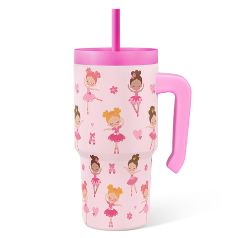 SANDJEST Vaso Ballerina para manos pequeñas, facilita el agarre en la escuela