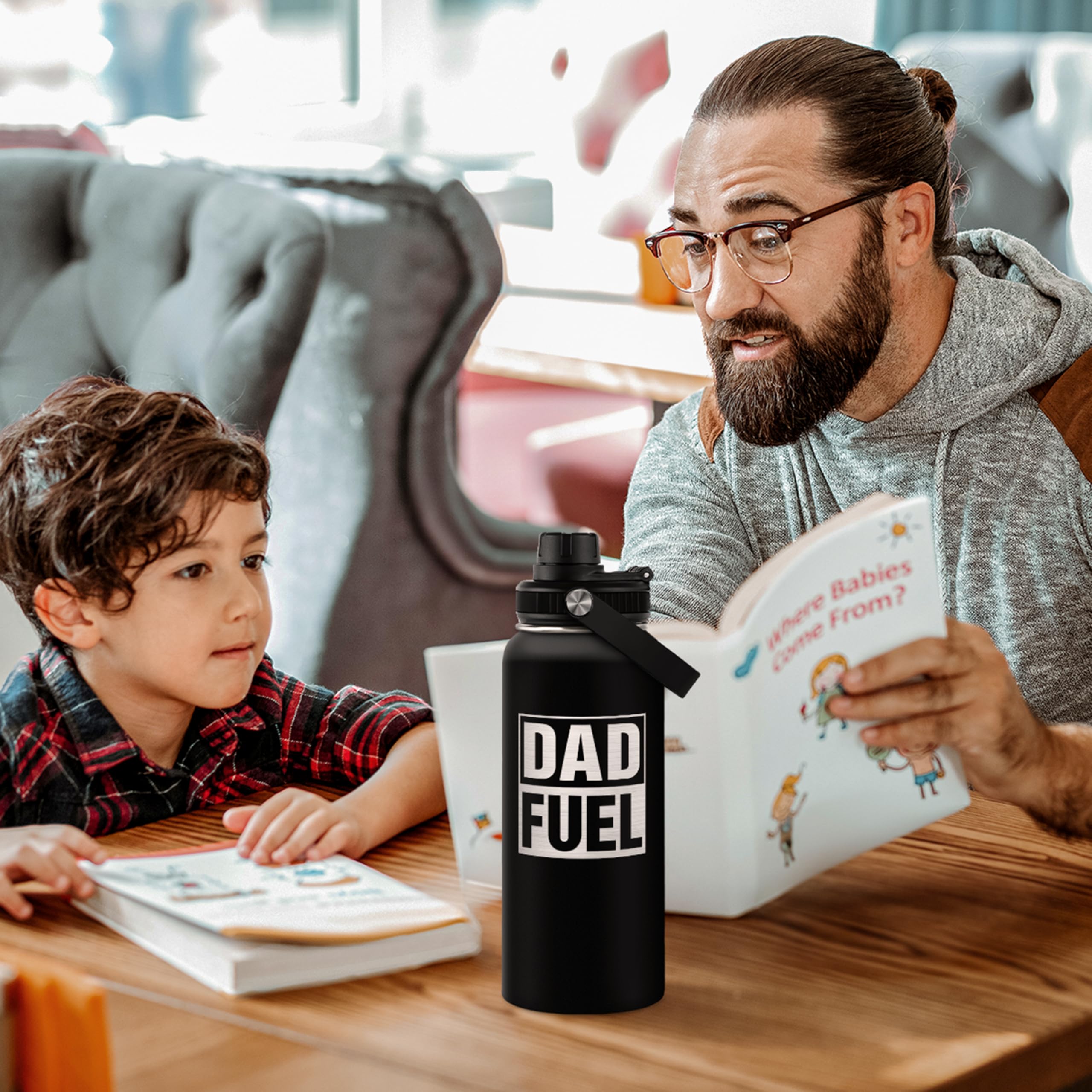 Sandjest Dad 32oz, regalo para familiares y amigos deportistas.
