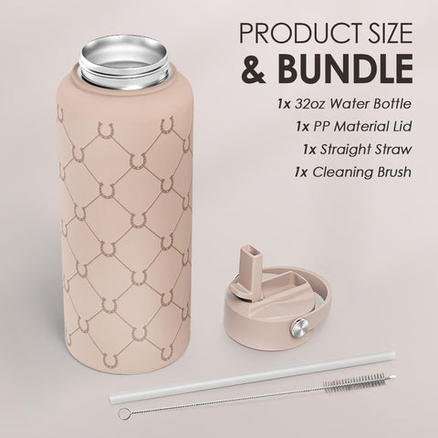Botella SANDJEST 32oz con diseño deportivo, ideal para entrenamientos.