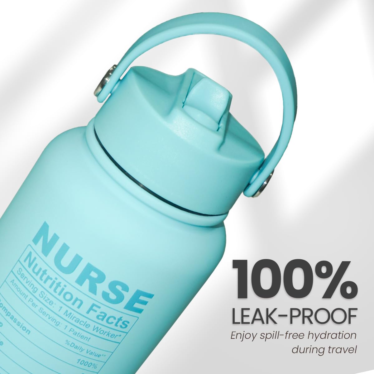 Sandjest botella 32oz con forma ergonómica para agarre cómodo