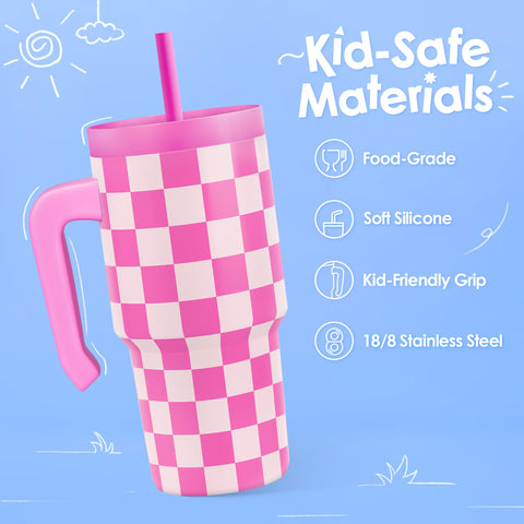 Sandjest vaso 20oz con tapa de silicona, ideal para transporte sin derrames