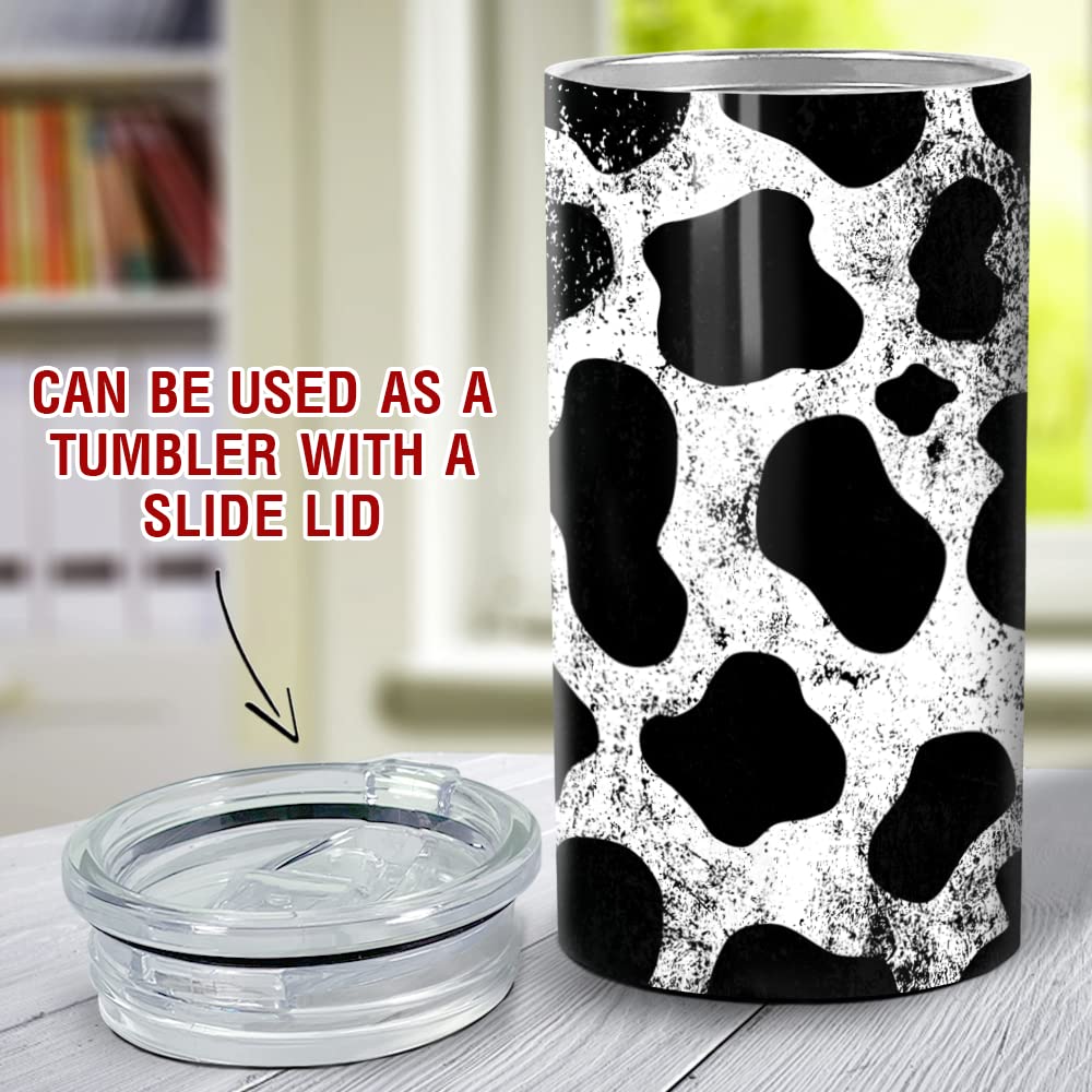 SANDJEST Cow Tumbler de acero inoxidable 304 resistente