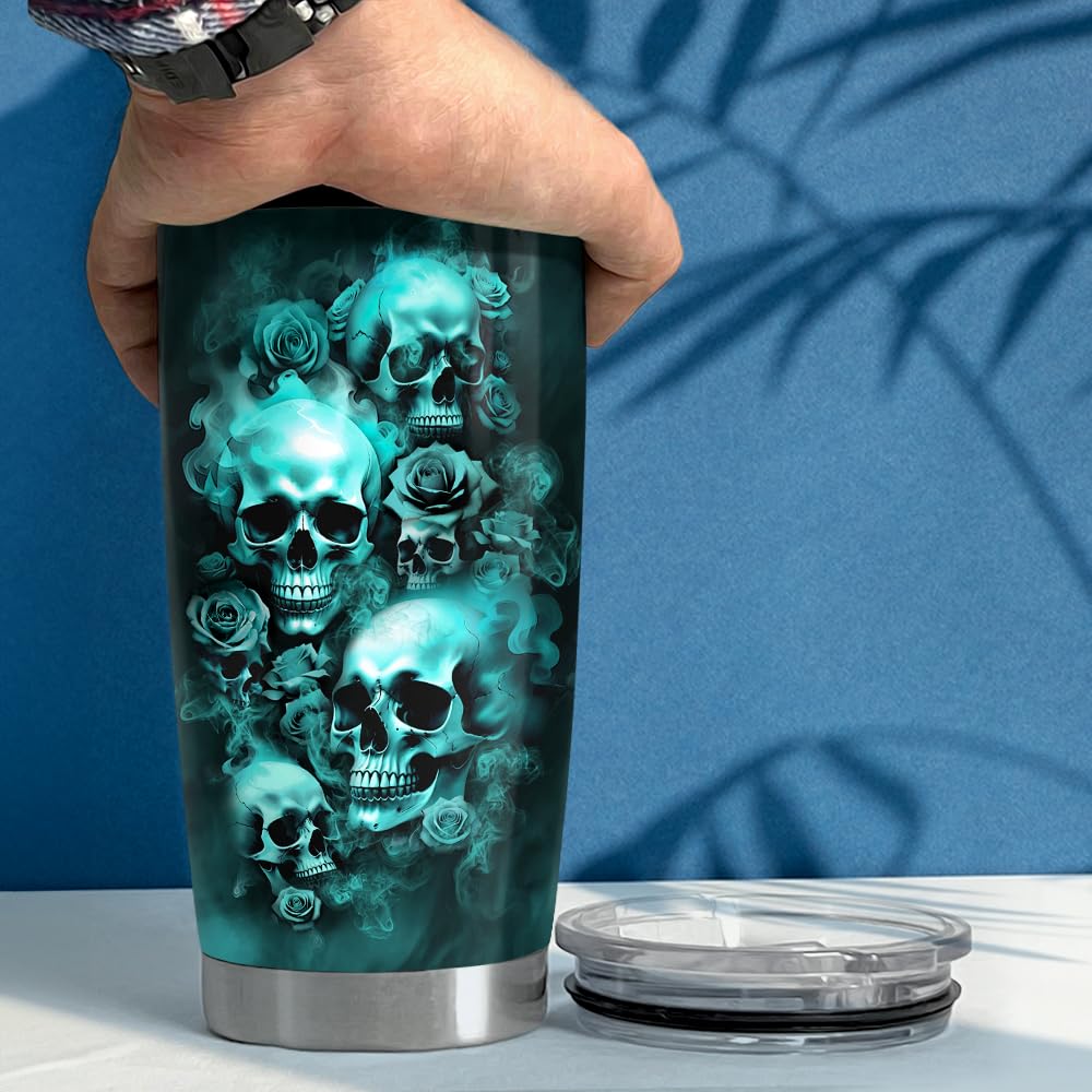 SANDJEST Cráneo Termo 20oz perfecto para café matutino.