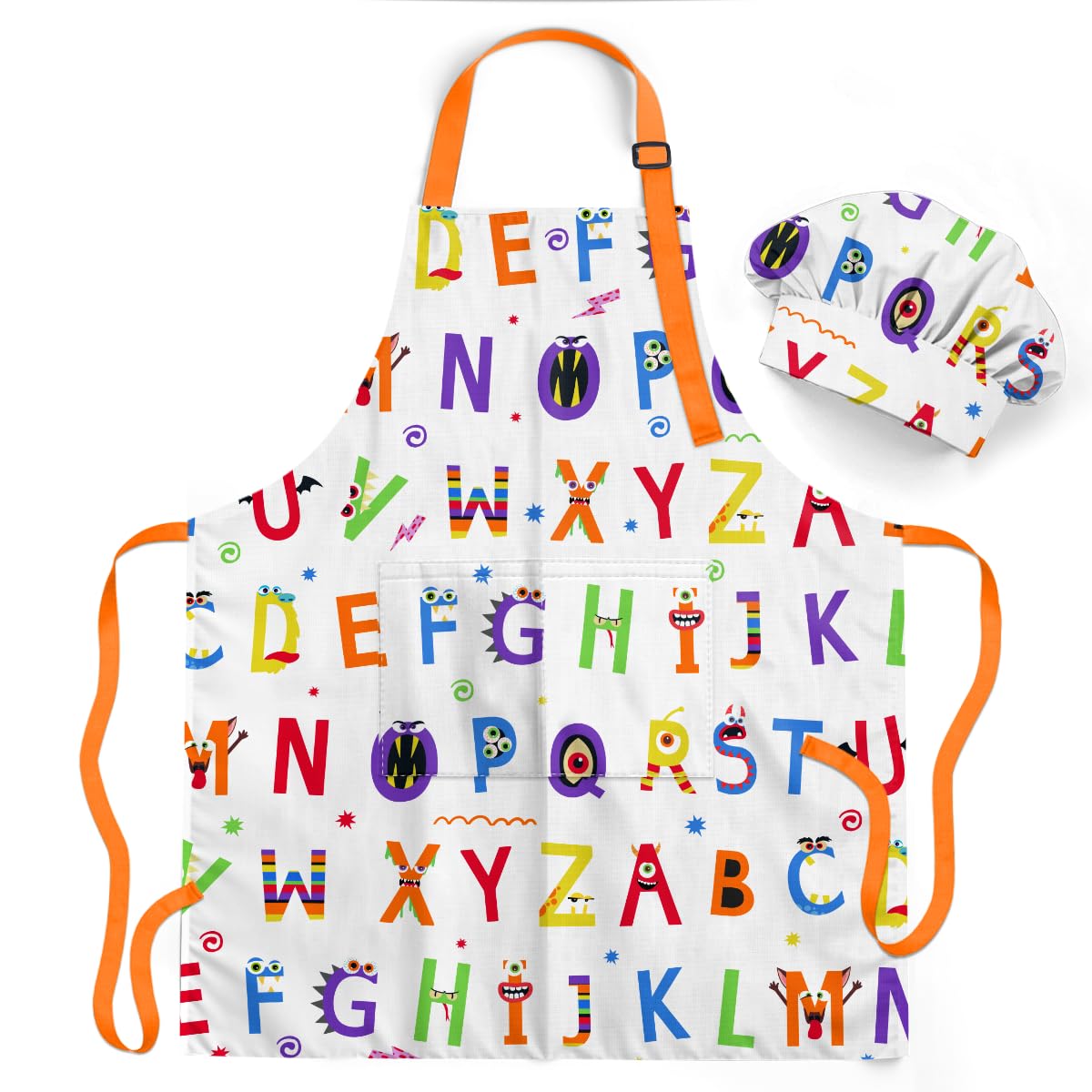 SANDJEST delantal infantil con bolso para tener utensilios a mano