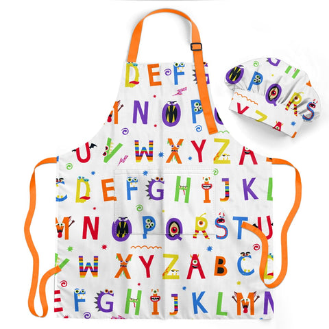 SANDJEST delantal infantil con bolso para tener utensilios a mano