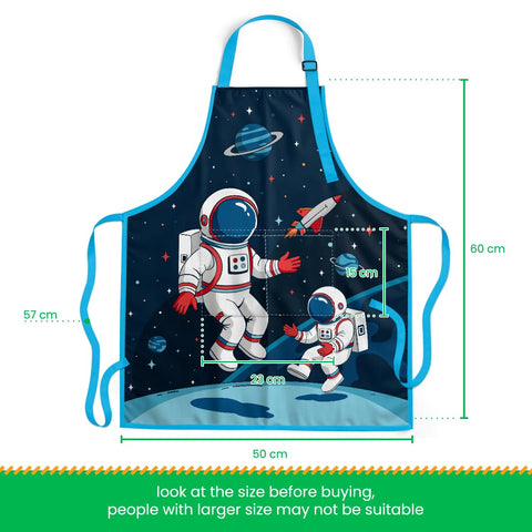 SANDJEST Delantal infantil para pintura; fácil de limpiar.