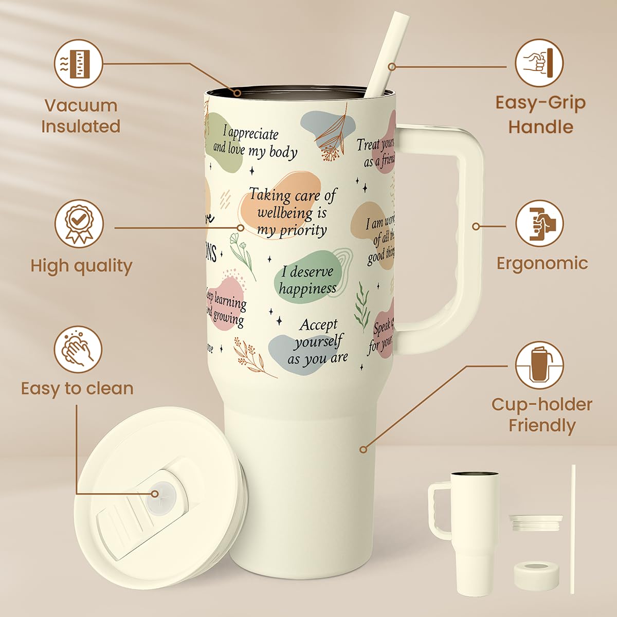 Sandjest diseño inspirador ideal para comenzar el día con café