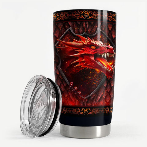 SANDJEST Vaso Dragón mango ergonómico para una sujeción cómoda al moverte.