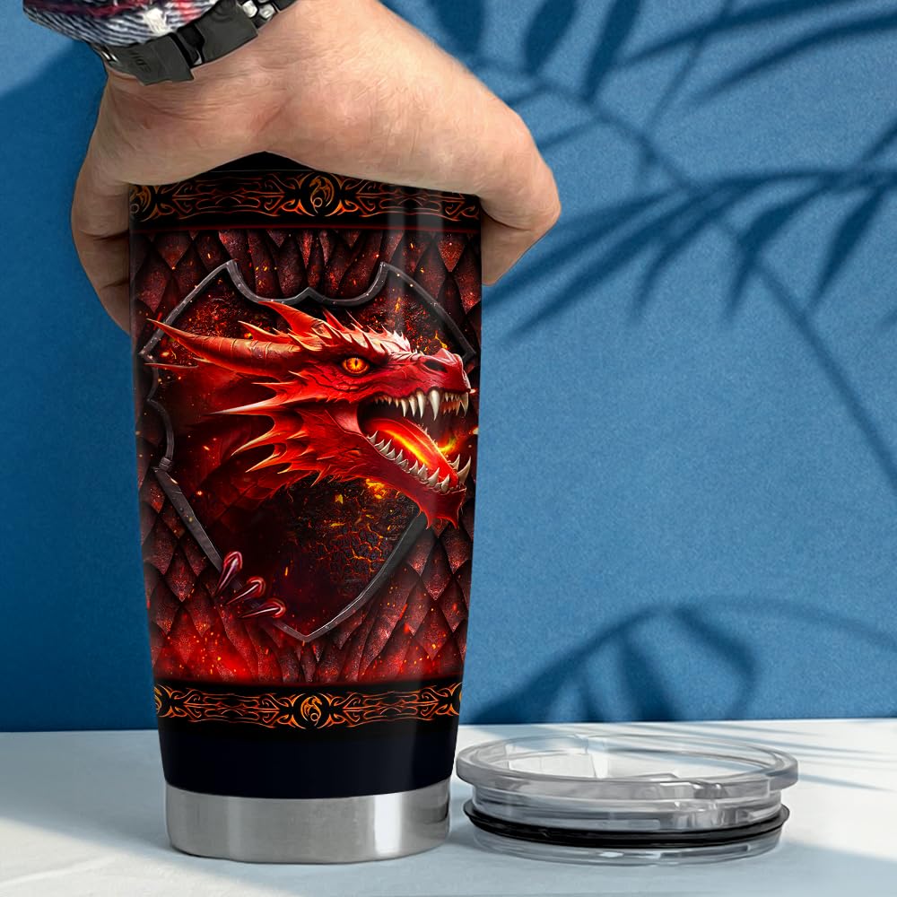 SANDJEST Vaso Dragón portátil para café, té o batidos en cualquier lugar.