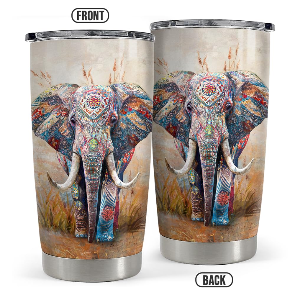 Sandjest Elefante 20oz con tapa segura para evitar derrames