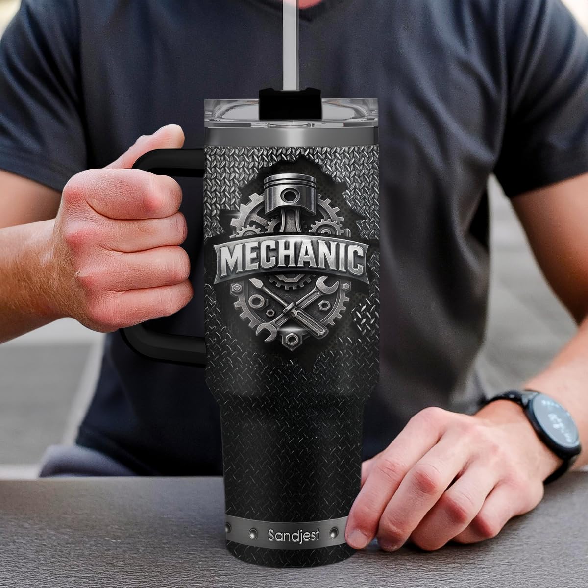 SANDJEST lavado a mano recomendado para cuidar el acabado.