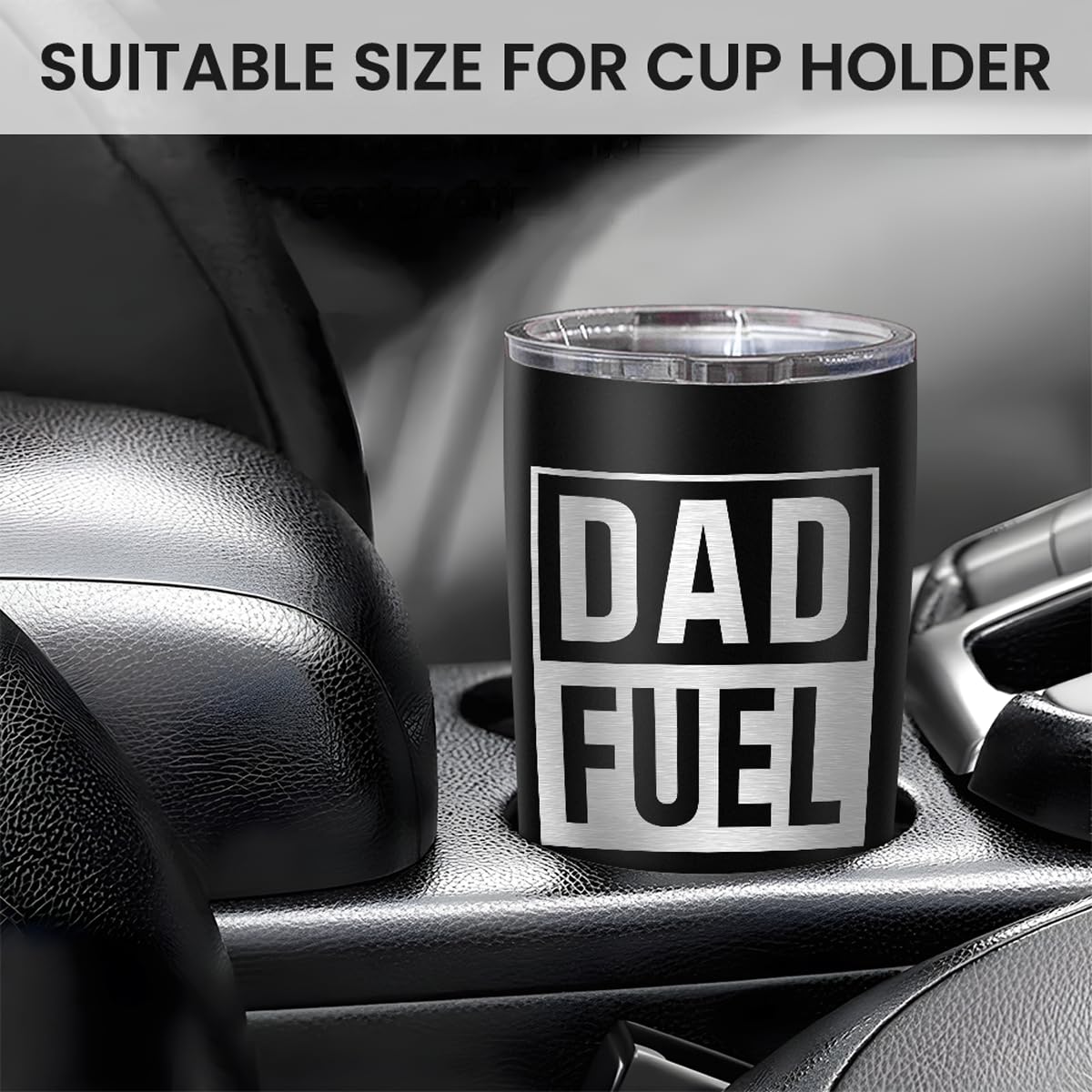SANDJEST Presentación regalo, vaso térmico práctico para papás activos.