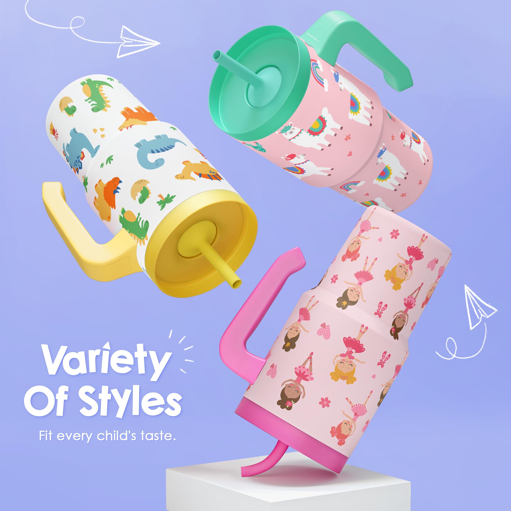 Regalo ideal para niñas y niños con el vaso térmico SANDJEST.