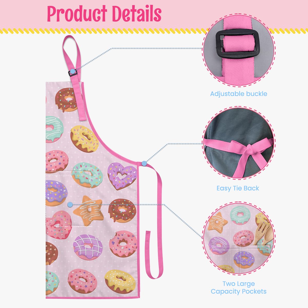 SANDJEST set de cocina y arte para niñas inspiradoras.