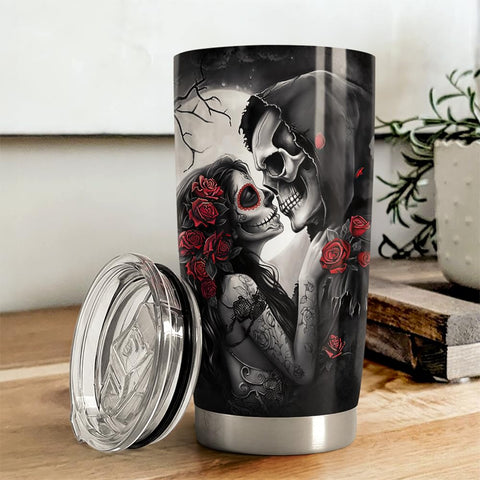 Sandjest vaso con tapa segura para viajes y actividades al aire libre.