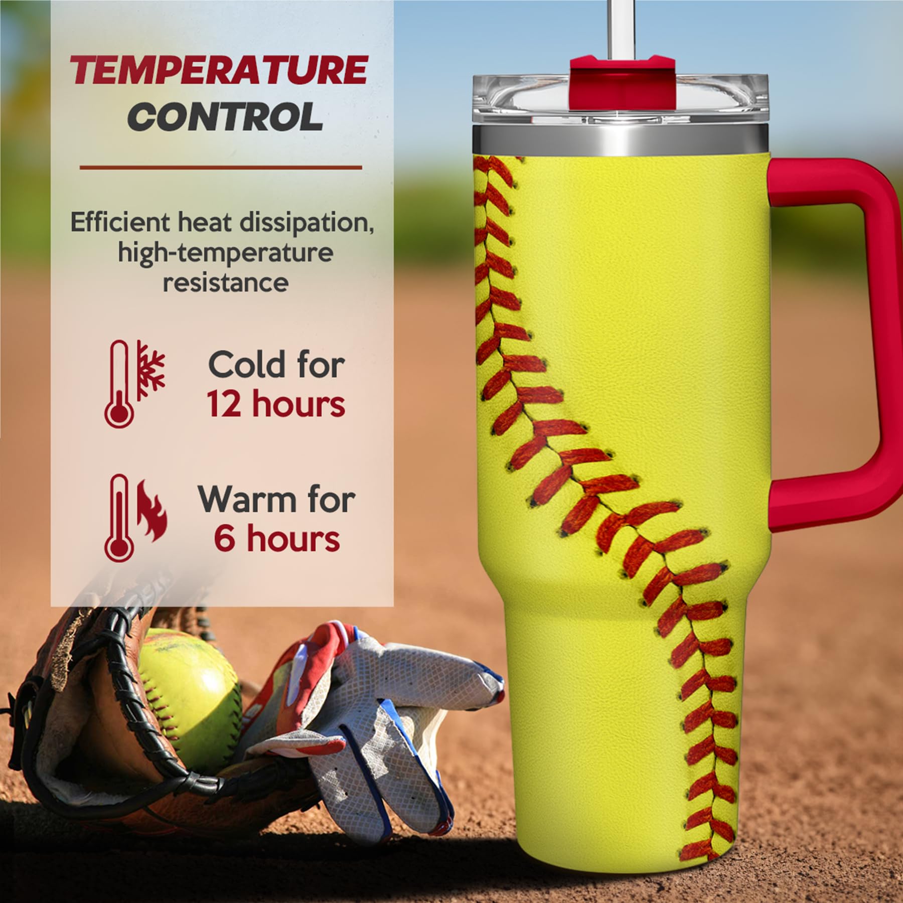 Sandjest vaso térmico para entrenadores y jugadores, diseño deportivo.