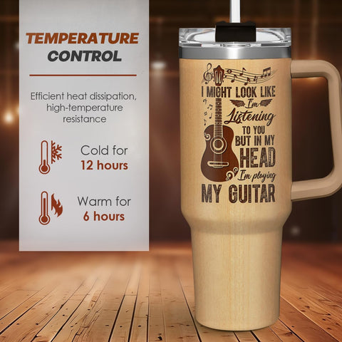 Regalo musical práctico, taza SANDJEST 40oz lista para sorprender