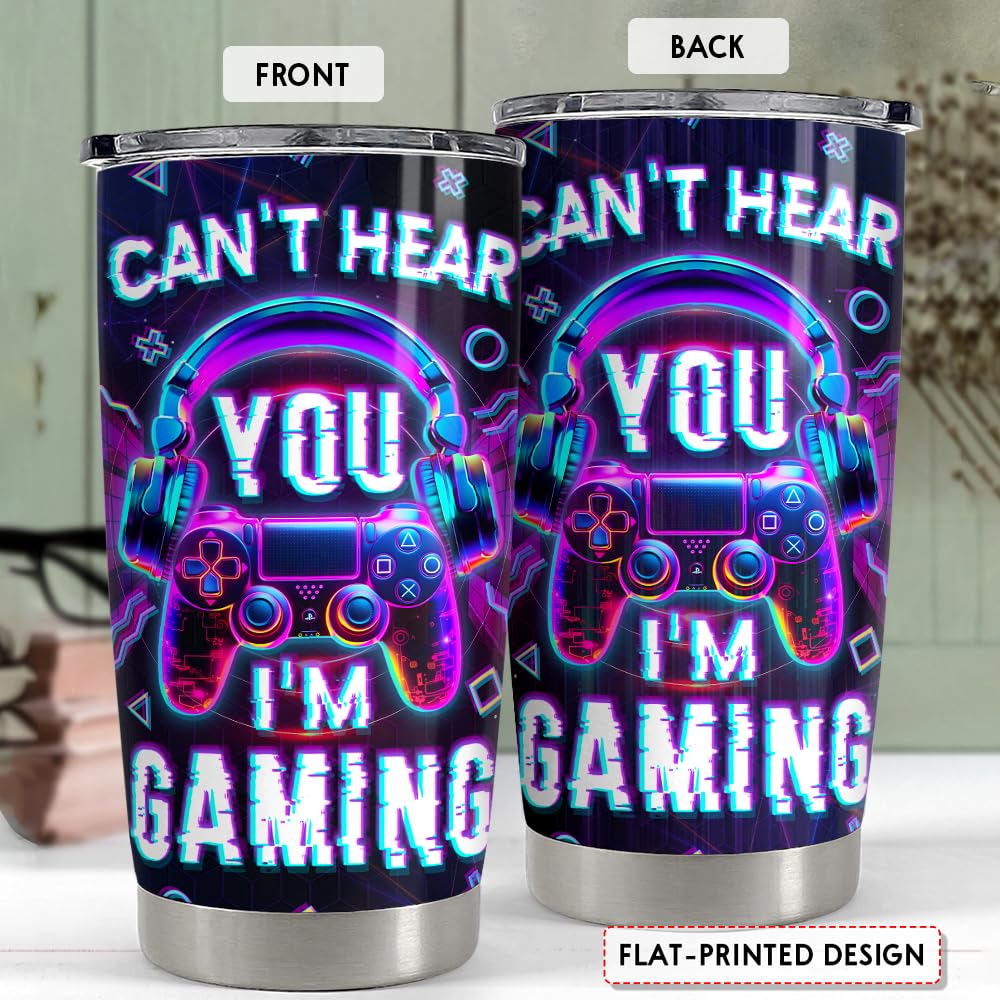 SANDJEST taza-termica diseño para jugadores, ideal para oficina y casa