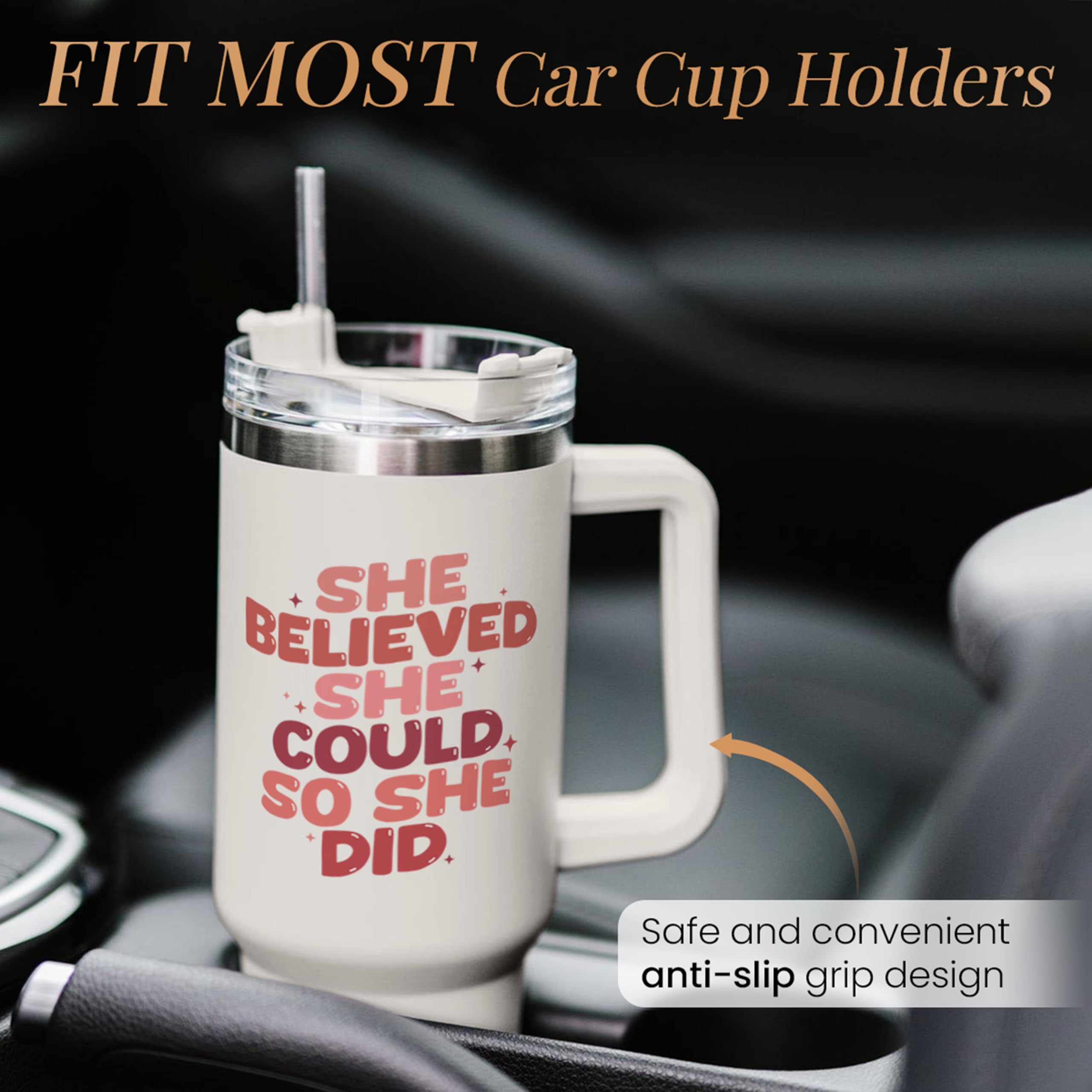SANDJEST tumbler 40oz perfecto para gimnasio y entrenamientos.