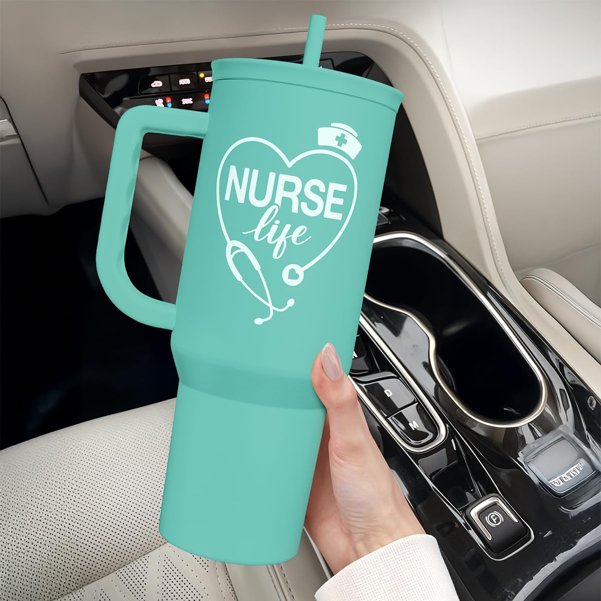 Sandjest tumbler lavado a mano recomendado para conservar el acabado.