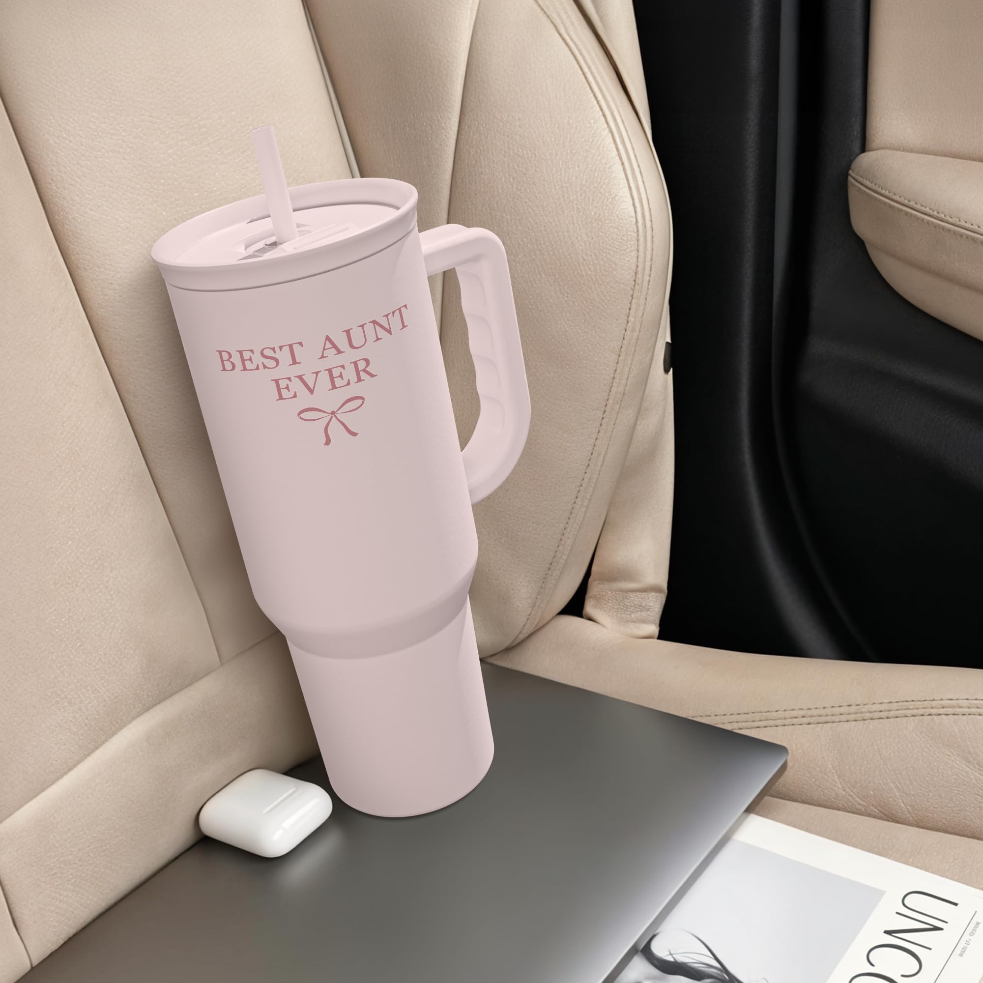 SANDJEST vaso portátil con mango para llevar