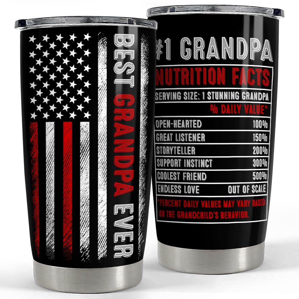 Vaso SANDJEST abuelo de 20 onzas, ideal para bebidas a lo largo del día.