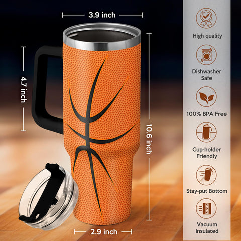 Vaso Sandjest acero inoxidable con aislamiento doble mantiene bebidas frías o calientes.