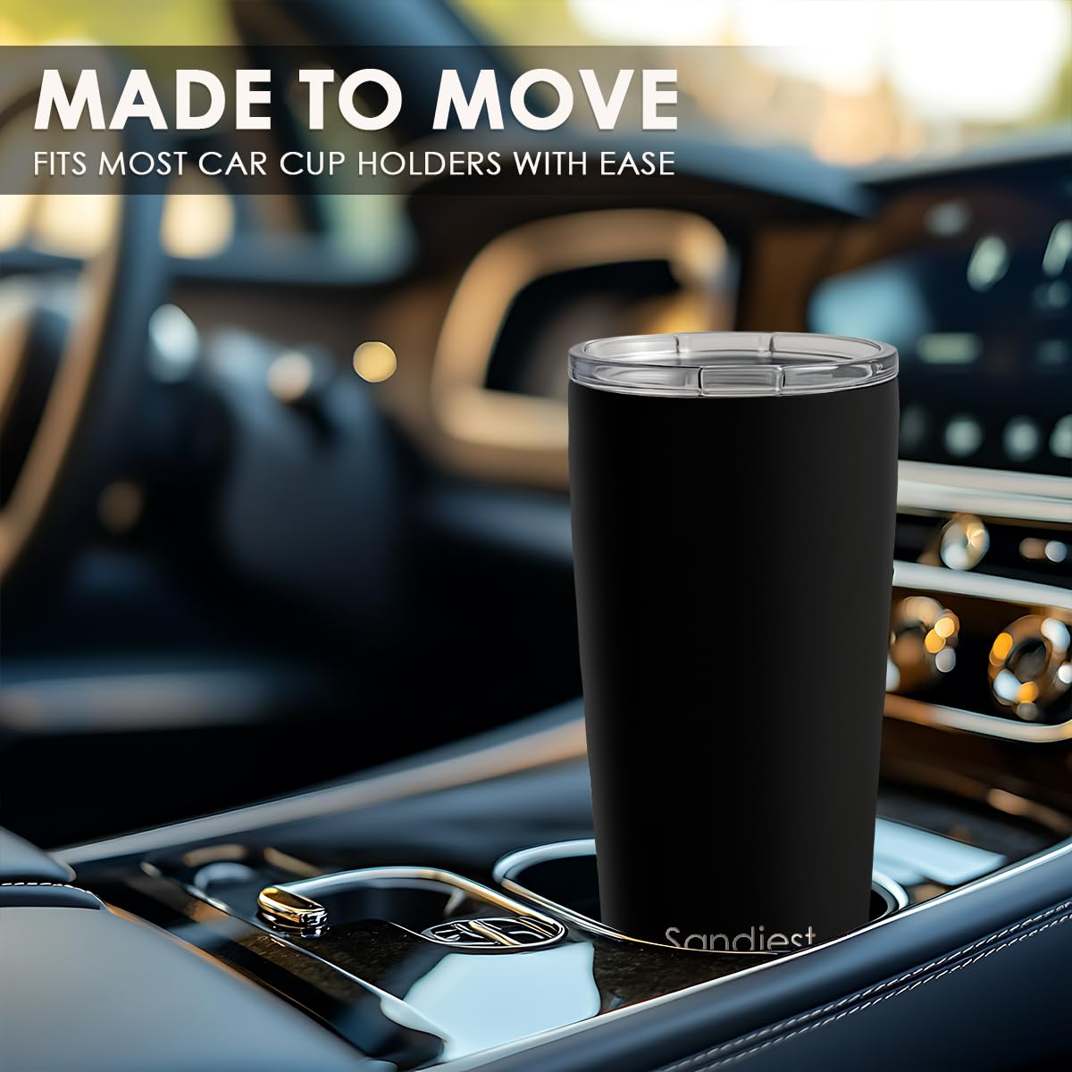 Vaso de acero inoxidable SANDJEST ofrece durabilidad y sabor puro