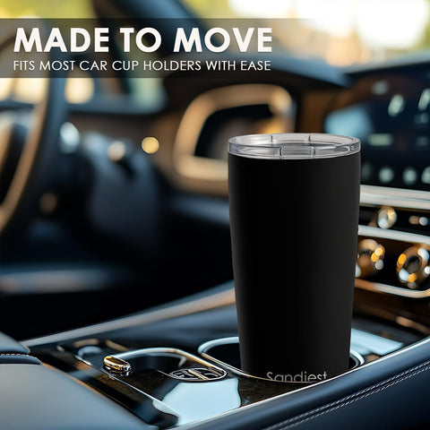 Vaso de acero inoxidable SANDJEST ofrece durabilidad y sabor puro