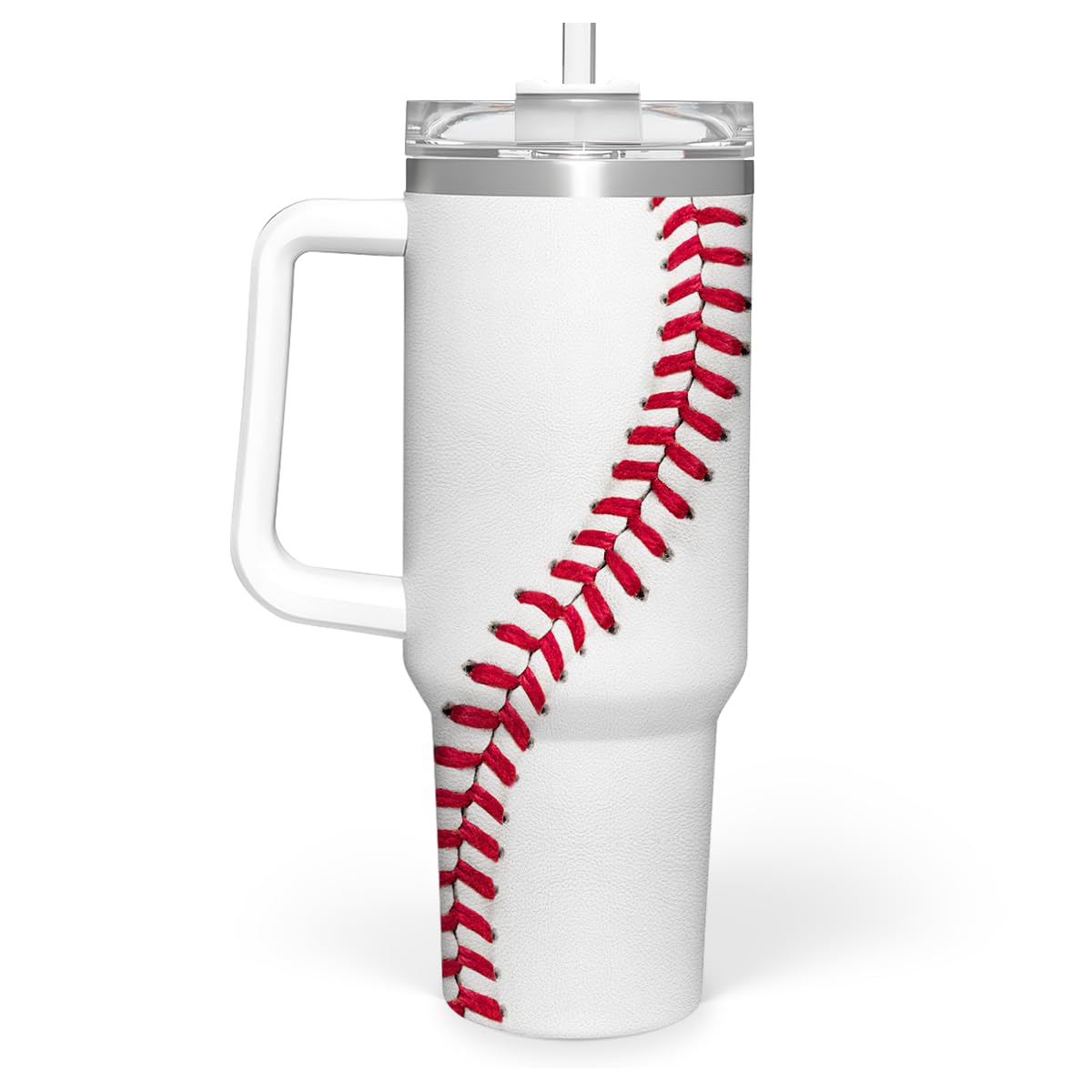 SANDJEST vaso baseball 40 onzas con mango, cómodo de sostener para entrenos y juegos