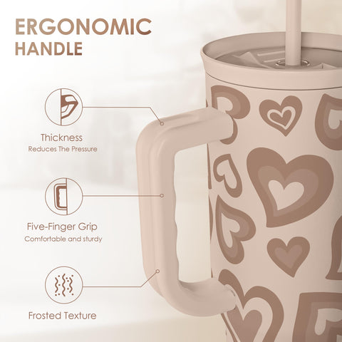 SANDJEST, vaso de doble pared aislada mantiene frío o caliente por más tiempo
