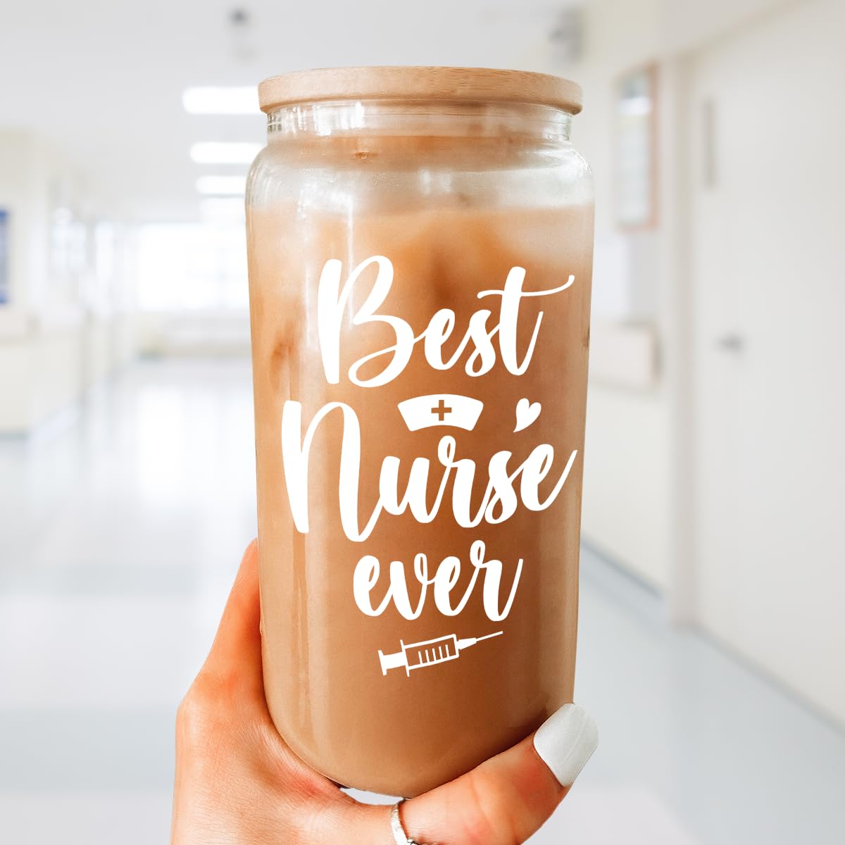 SANDJEST vaso de enfermería, agarre cómodo para llevar