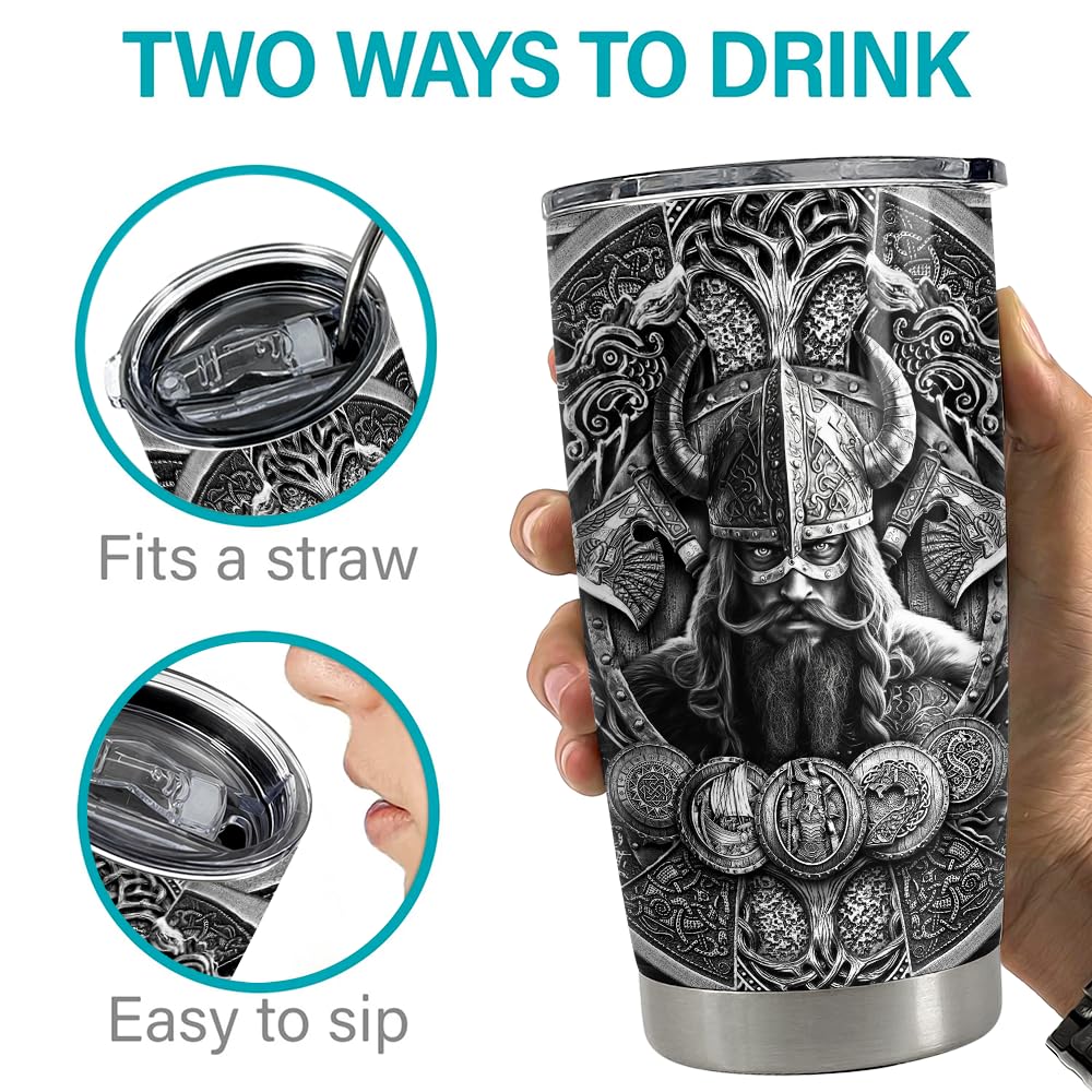 Vaso compatible con portavasos, seguro en coche y oficina.