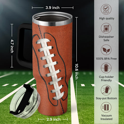 Vaso térmico SANDJEST 40oz con pajilla para beber cómodamente durante entrenamientos