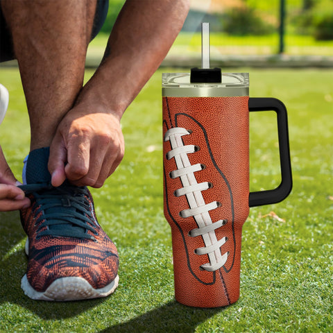 Regalo práctico SANDJEST 40oz vaso térmico para aficionados al deporte