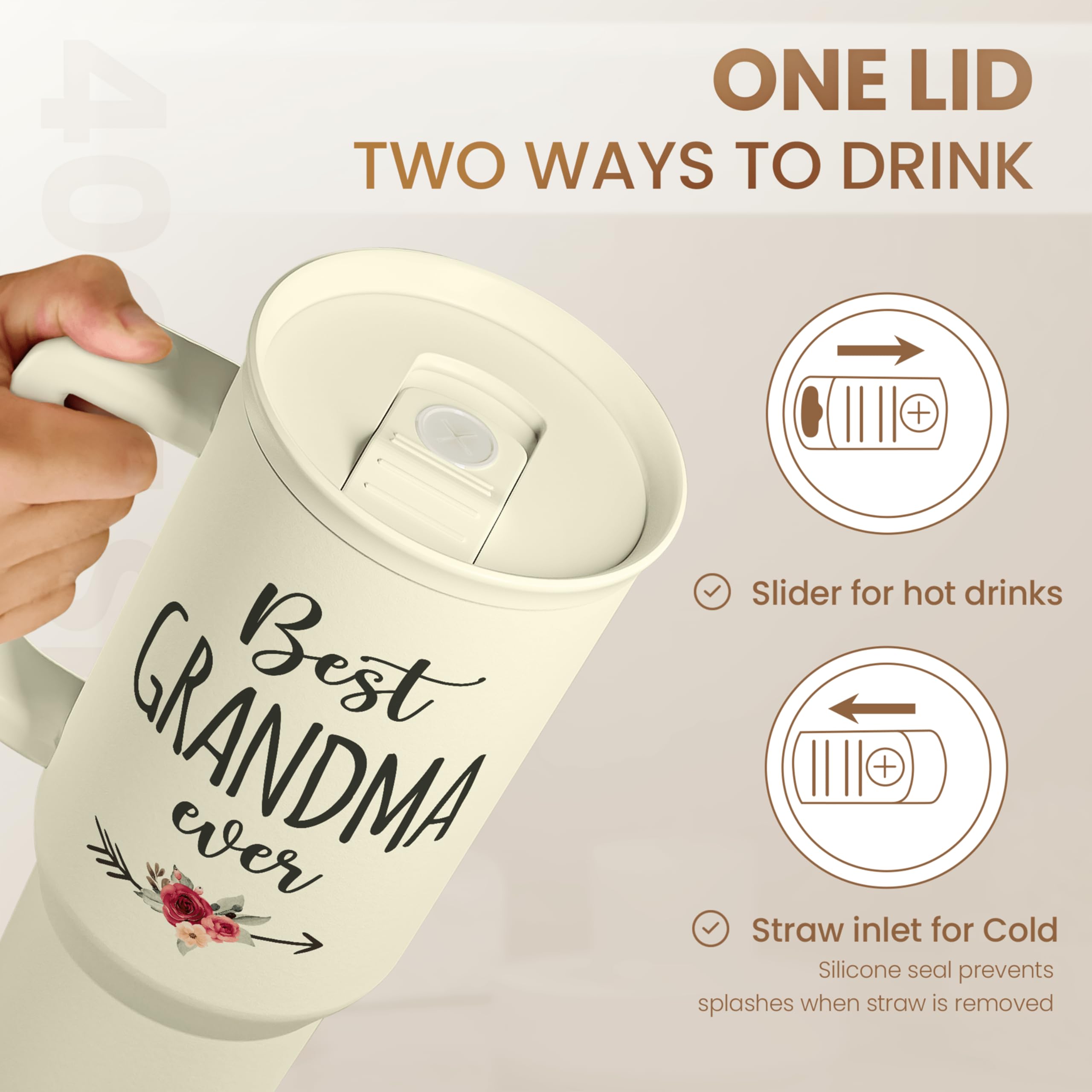 SANDJEST Vaso para uso en trabajo, diseño práctico y elegante.