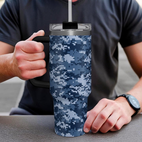 Vaso camuflaje SandJest 40oz para días festivos y regalos prácticos
