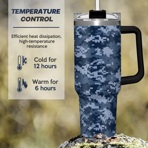 Regalo ideal SandJest camuflaje 40oz para hombres aficionados a actividades al aire libre