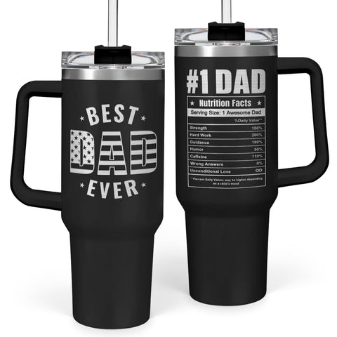 SANDJEST vaso termo papa 40oz con mango para llevar y mantener bebidas frías o calientes