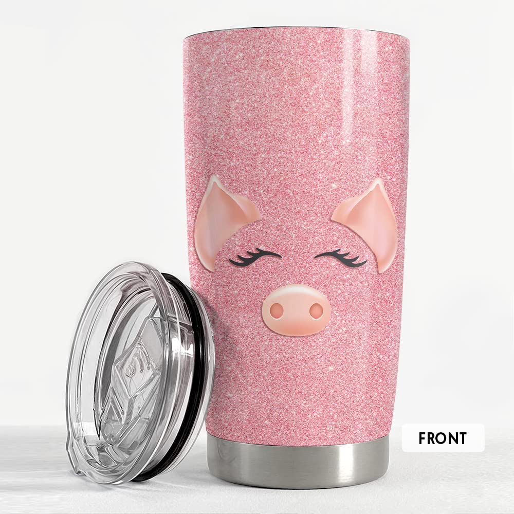 Sandjest Pig Brillo tapa segura, ideal para transportar bebidas sin derrames