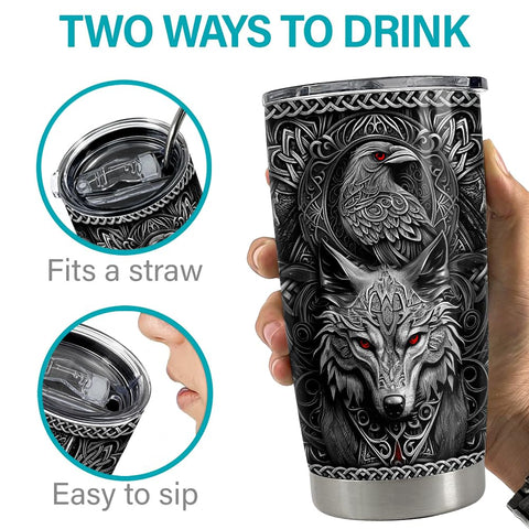SANDJEST Viking Cup 20oz, compatibilidad con portavasos: cabe en la mayoría de soportes