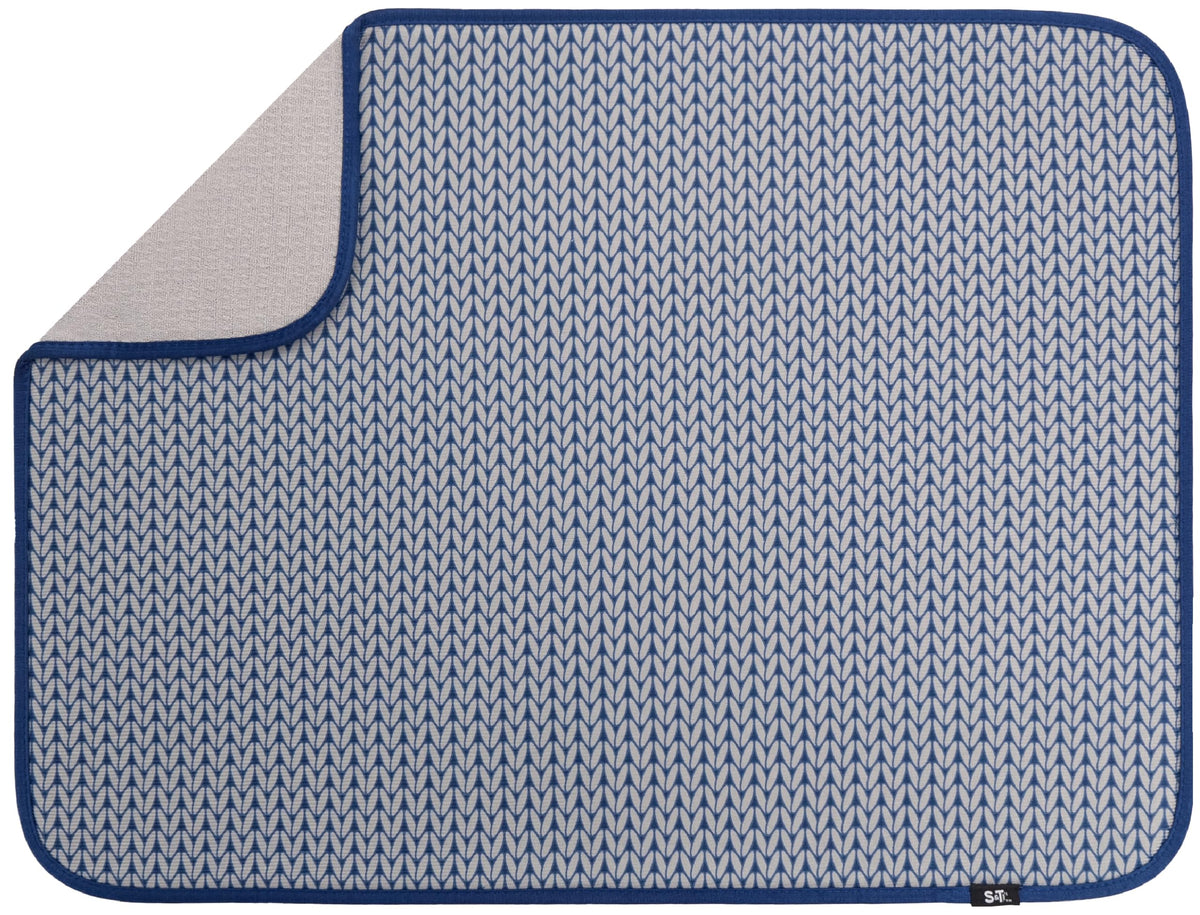 Alfombra S&T INC. para secado de platos, absorbe agua y mantiene la encimera seca.