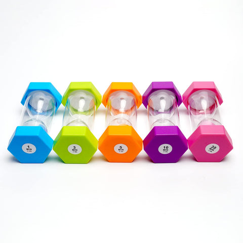 Temporizador SANDTIMER rosa de 30 minutos para recordatorios.