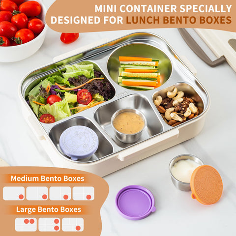 SANEXC diseño compacto, perfecto para lunch box y picnic.