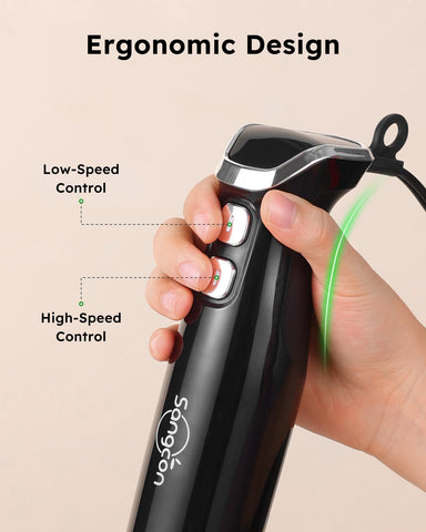 Sangcon diseño compacto y negro, ideal para cocinas pequeñas