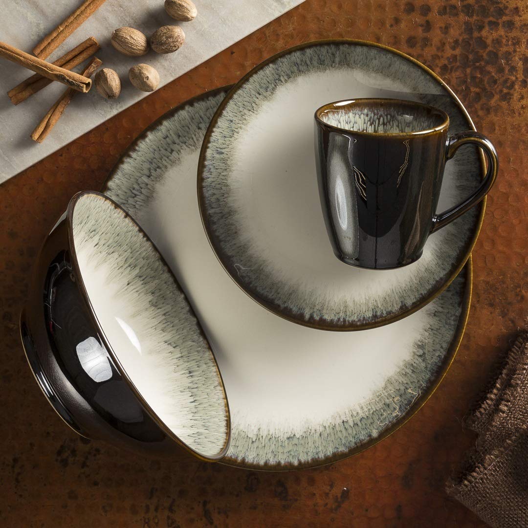 SANGO Novelle Moss cuenco cereal de 8 pulgadas para desayunos abundantes