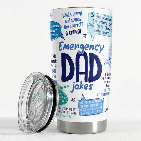 SANDJEST Tumbler para papá 20oz, interior aislante: mantiene bebidas calientes o frías.