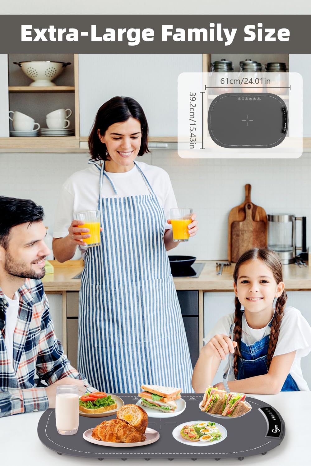 SANMOPTS compatible con ollas y bandejas para múltiples preparaciones.