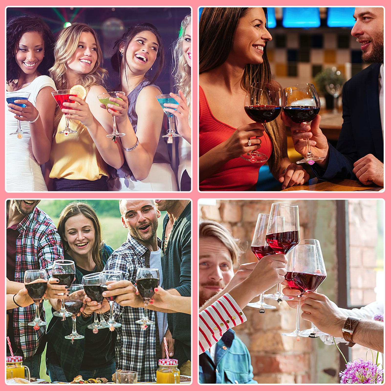 SANNIX charms compatibles con copas, vasos y tazas.